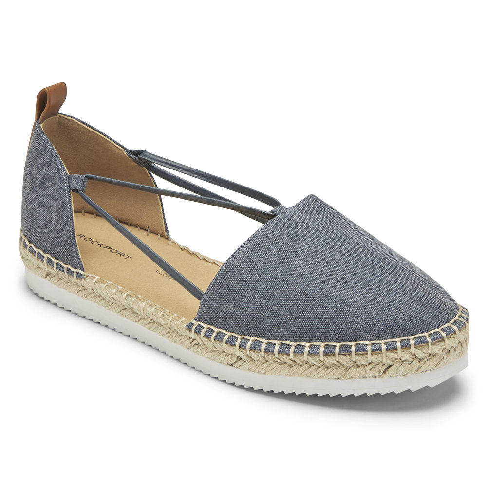 Rockport Singapore Womens Slip-On - Seaview Bungee Grey - YR3150492